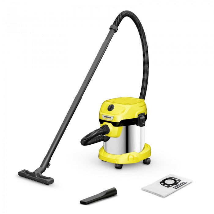  2 - Пилосос традиційний Karcher WD 2 Plus S V-15/4/18 Premium (1.628-050.0)
