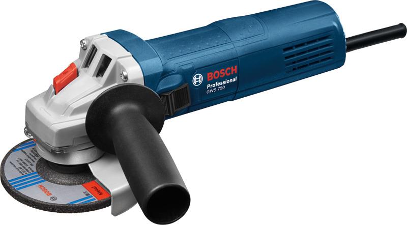  4 - Шліфмашина кутова Bosch GWS 750-125 125мм 750Вт 11000об·хв 1.8кг 0.601.394.001