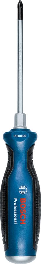  2 - Викрутка Bosch хрестова, PH1x100мм 1.600.A01.TG2