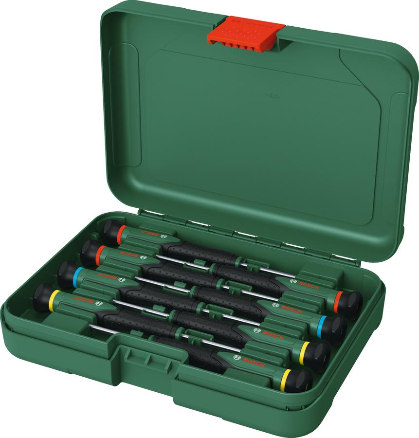  1 - Викрутка прецизійна Bosch набір 8 шт, SL,PH, сталь CrV 1.600.A02.Z9M