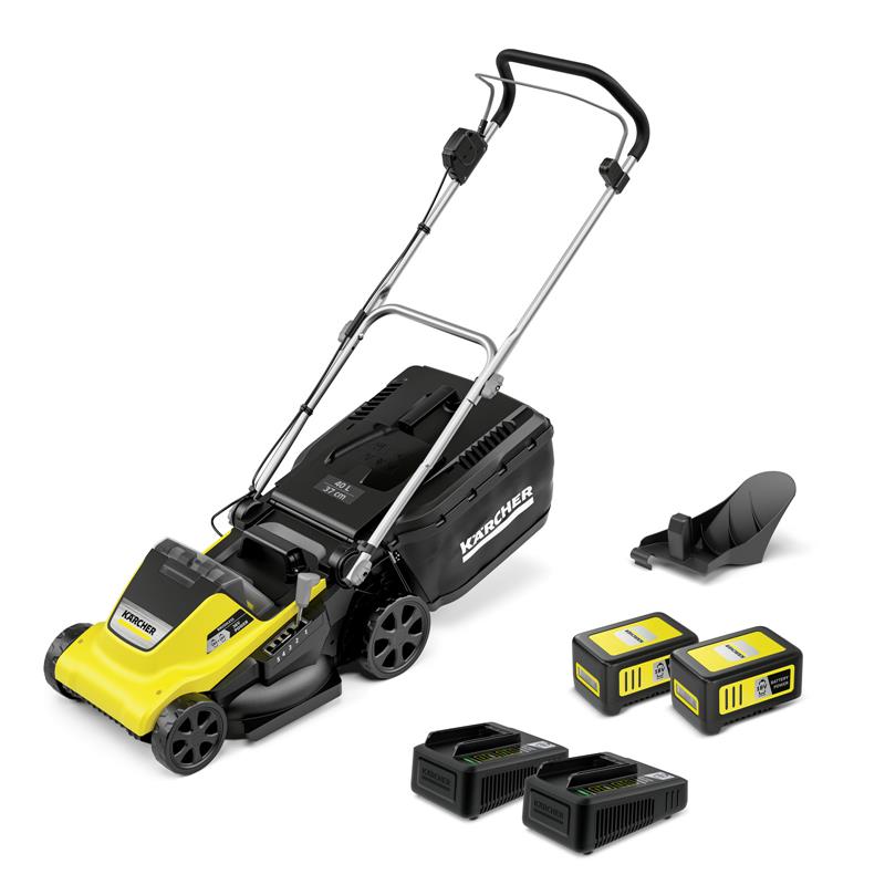  4 - Газонокосарка акумуляторна Karcher LMO 4-18 Dual 18В акб 1х5А·год 37см 25-65мм 1.445-421.0