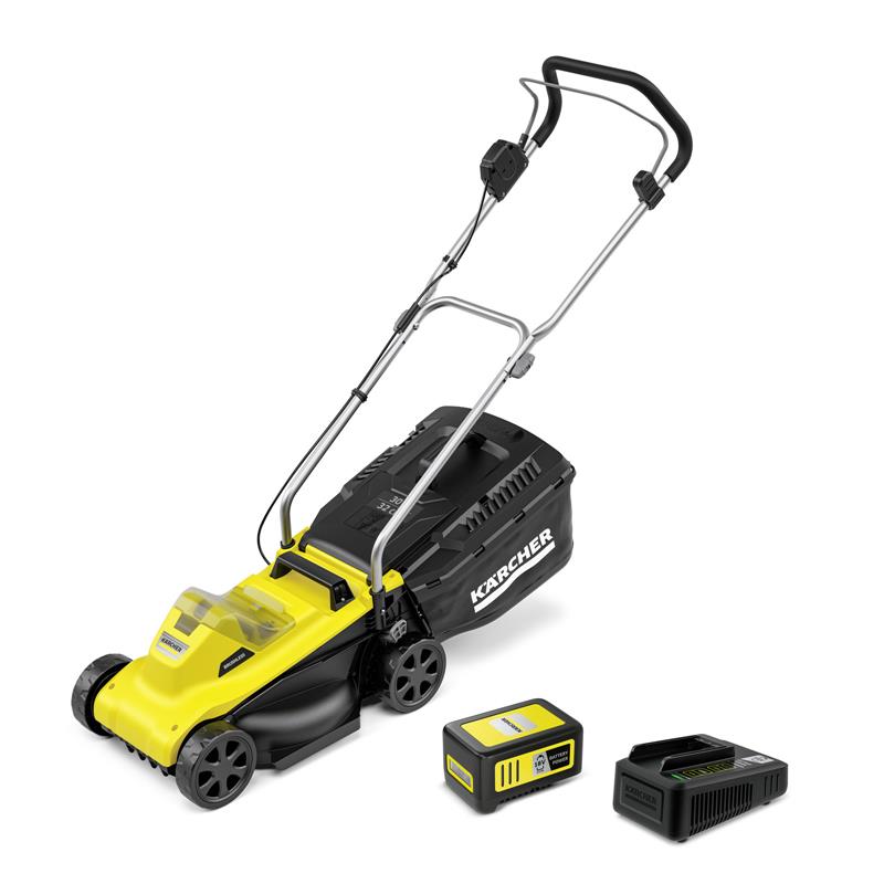  1 - Газонокосарка акумуляторна Karcher LMO 2-18 Battery 18В 32см  акб 1х5А·год 25-60мм 1.445-401.0