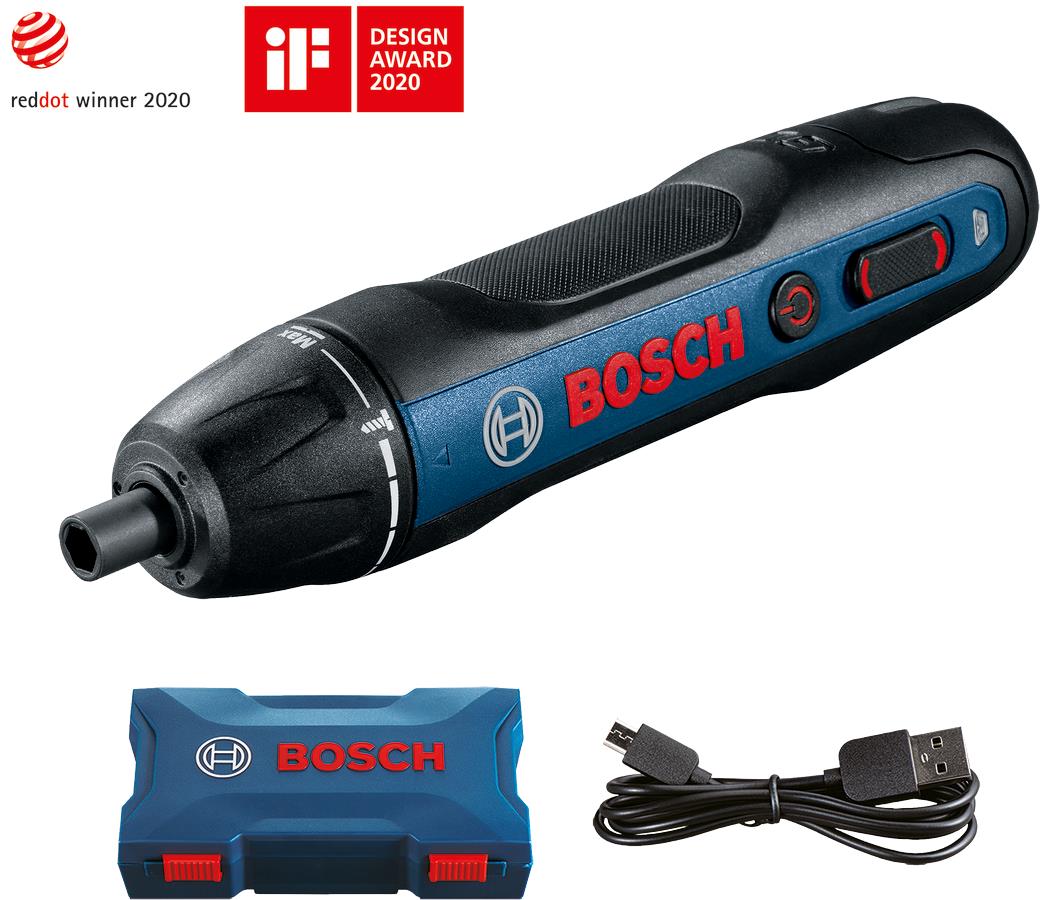  1 - Шурупокрут акумуляторний Bosch GO 2 3.6В 1х1.5А·год 5Нм 360об·хв 0.3кг 0.601.9H2.103