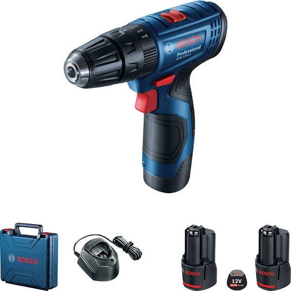  1 - Шурупокрут-дриль акумуляторний Bosch GSB 120-Li 12В 2х2А·год 11·28Нм 400·1300об·хв 0.89кг 0.601.9G8.100