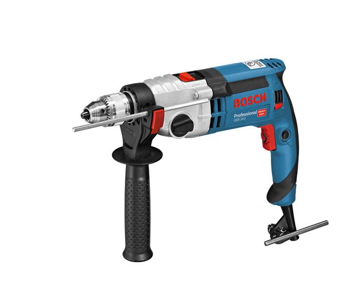  6 - Дриль ударний Bosch GSB 24-2 1100Вт ШЗП 3000об·хв 2.9кг 0.601.19C.801