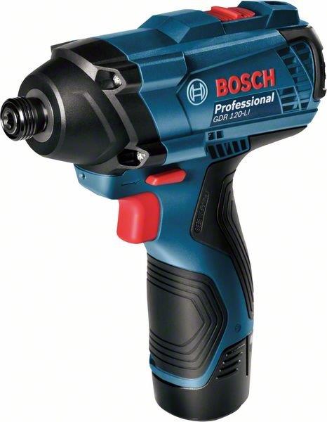 4 - Гвинтоверт ударний акумуляторний Bosch GDR 120-LI 12V 1300/2600об·хв 100Нм М4-М12 1.1кг без АКБ та ЗП 0.601.9F0.000