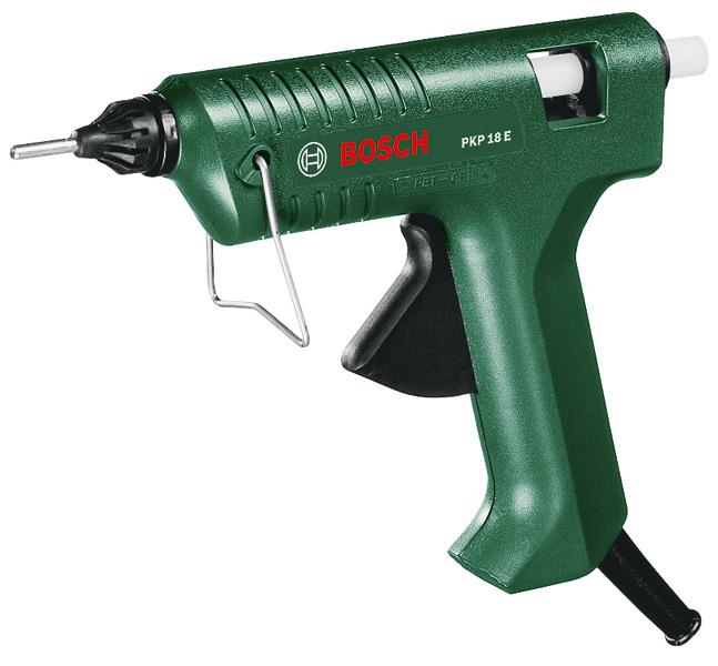  1 - Пістолет клейовий Bosch PKP 18 E 200Вт стрижні 11мм 200° 0.35кг подача 20г·хв 0.603.264.508