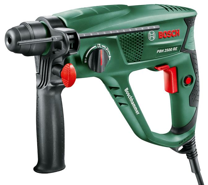  1 - Перфоратор Bosch PBH 2500 RE SDS-plus 600Вт 1.9Дж 2.2кг 0.603.344.421