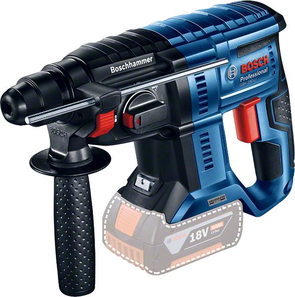  2 - Перфоратор акумуляторний Bosch GBH 180-LI SDS-Plus 18В 2Дж 2.3кг без АКБ та ЗП 0.611.911.120