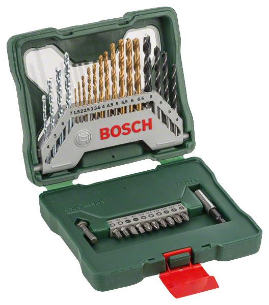  1 - Набір свердел та біт Bosch X-Line TITANIUM, 30шт, кейс 2.607.019.324