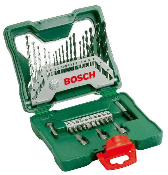  8 - Набір свердел та біт Bosch X-Line, 33шт, кейс 2.607.019.325