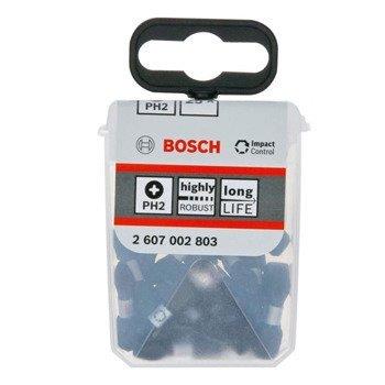  4 - Біти Bosch Impact Control, набір 25шт, для ударного дриля, РН2х25мм 2.607.002.803