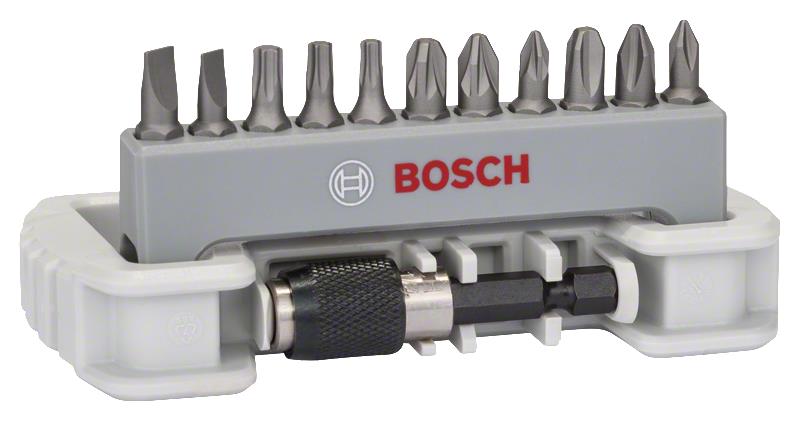  3 - Біти Bosch, набір 11шт, магнітний бітотримач, SL,PH,PZ,T, 25мм 2.608.522.130