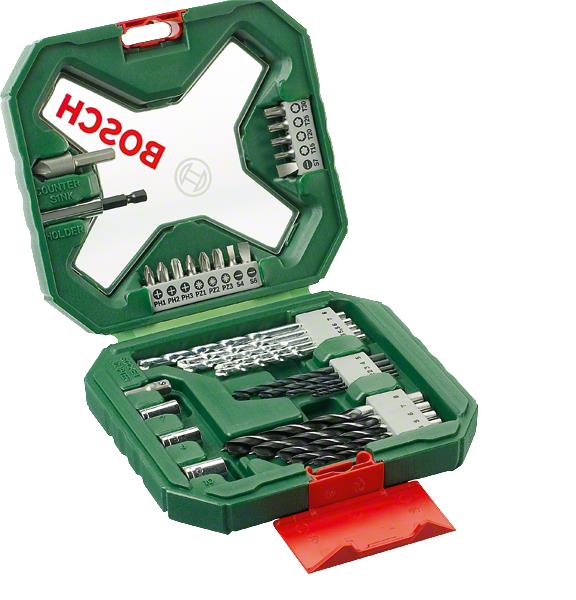  7 - Набір свердел та біт Bosch X-Line, 34шт, кейс 2.607.010.608