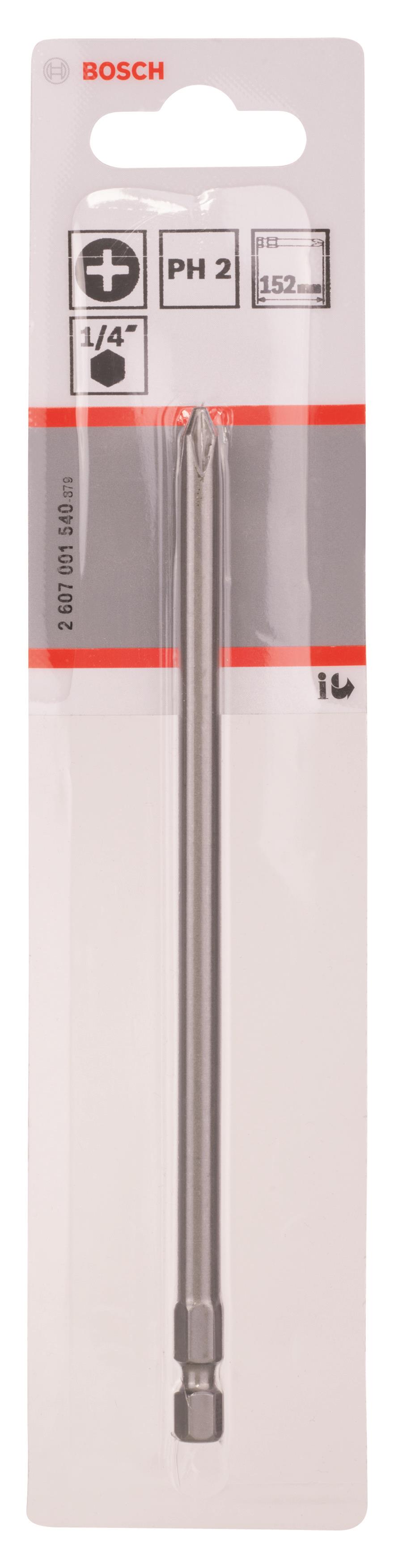  8 - Біта Bosch Extra-Hart PH2, 152мм 2.607.001.540
