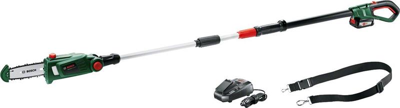  4 - Висоторіз ланцюговий акумуляторний Bosch UniversalChainPole 18 18В акб 1х2.5А·год шина 20см ланцюг Oregon 3.6кг 0.600.8B3.100