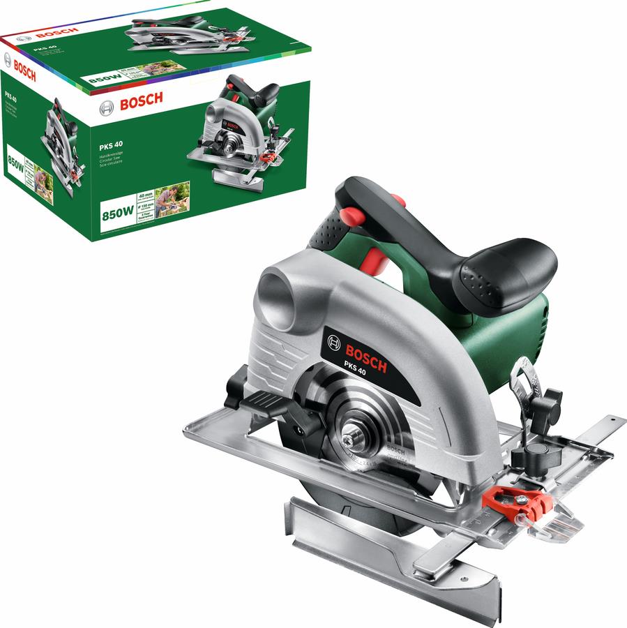  3 - Пила дискова Bosch PKS 40 850Вт 130мм 2.6кг 0.603.3C5.000
