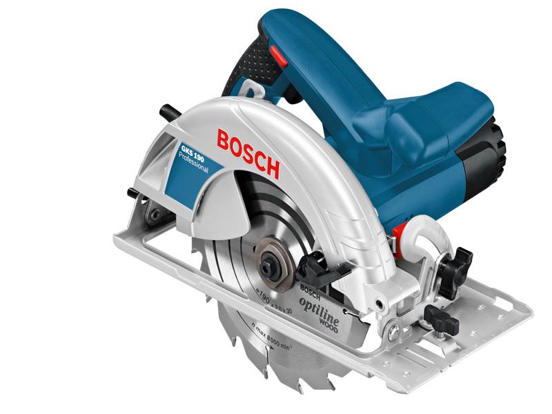  4 - Пила дискова Bosch GKS 190 1400Вт 190мм 4.2кг 0.601.623.000