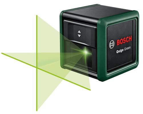  3 - Нівелір лазерний Bosch Quigo Green, точність ± 0.8 мм/м, 12 м, зелений, 0.27 кг 0.603.663.C02
