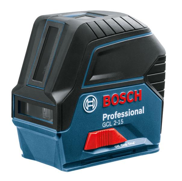  1 - Нівелір лазерний Bosch GCL 2-15, до 15м, ±0.3мм/м, + RM1, 0.5кг 0.601.066.E00