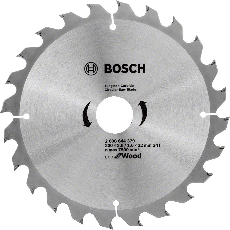  5 - Диск пиляльний Bosch ECO WO 200x32-24T 2.608.644.379