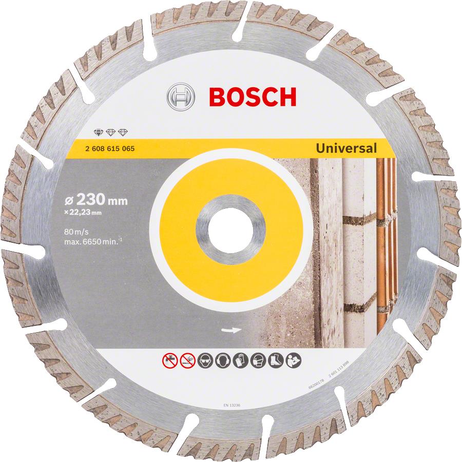  3 - Диск алмазний Bosch Stf Universal, 230х22.23мм, по бетону 2.608.615.065