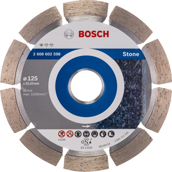  5 - Диск алмазний Bosch Standard for Stone, 125х22.23мм 2.608.602.598