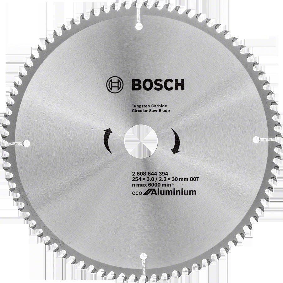  4 - Диск пиляльний Bosch Eco for Aluminium 254x30-80T 2.608.644.394