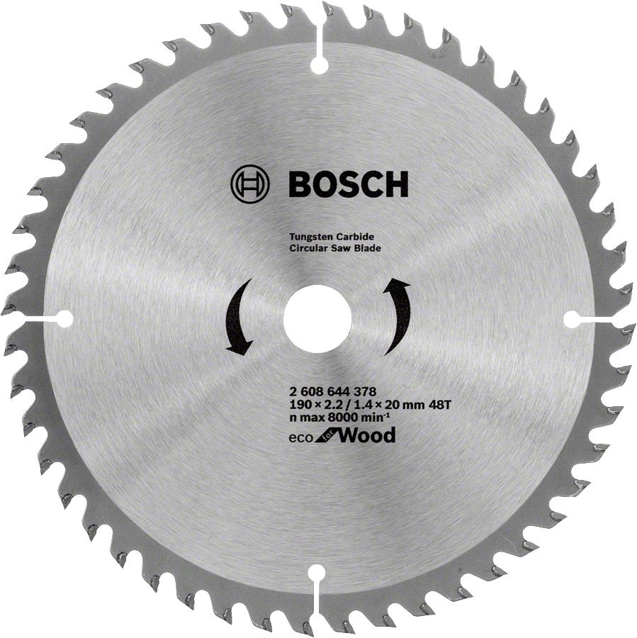  3 - Диск пиляльний Bosch Eco for Wood 190x2.2x20-48T 2.608.644.378