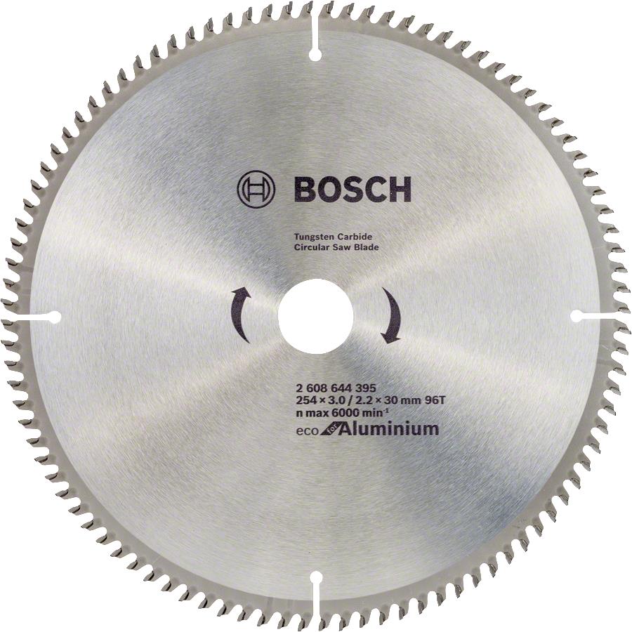  1 - Диск пиляльний Bosch Eco for Aluminium 254x3x30-96T 2.608.644.395