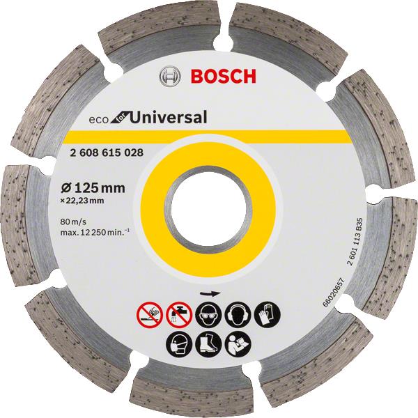  8 - Диск алмазний Bosch Eco Універсальний 125х22.23мм 2.608.615.028