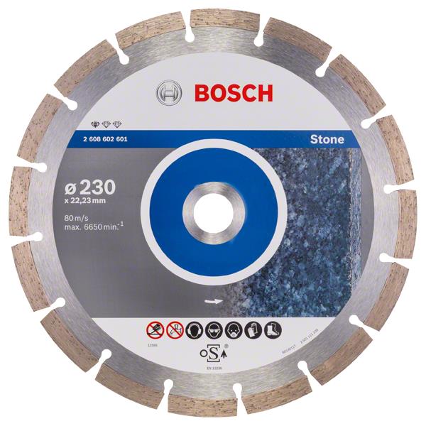  6 - Диск алмазний Bosch Standard for Stone, 230х22.23мм 2.608.602.601