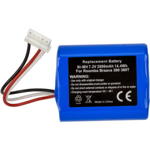  9 - Акумулятор PowerPlant для пилососу iRobot Braava 380 (4409709) 7.2V 2000mAh TB921577