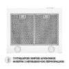 Витяжка купольна Perfelli K 6610 WH 1000 LED
