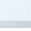 Витяжка декоративна похила Minola HVS 6744 WH 1100 LED