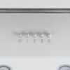 Витяжка декоративна похила Perfelli DN 6452 D 850 WH LED