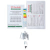 Витяжка декоративна похила Perfelli DN 6452 D 850 WH LED