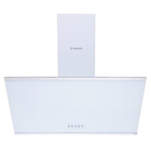  1 - Витяжка декоративна похила Minola HDN 6202 WH/INOX 700 LED