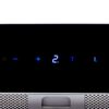 Витяжка повно вбудована Perfelli BISP 7873 BL LED Strip GLASS