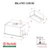 Витяжка повно вбудована Perfelli BSL 6783 GR 1100 DC