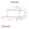Витяжка телескопічна Perfelli TL 6622 I 1000 LED