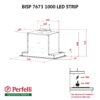 Витяжка повно вбудована Perfelli BISP 7673 WH 1000 LED Strip