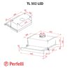 Витяжка телескопічна Perfelli TL 502 BL LED