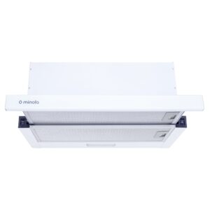  5 - Витяжка телескопічна Minola HTL 6734 WH 1100 LED GLASS