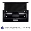 Витяжка телескопічна Minola HTLS 6634 BLF 1000 LED GLASS