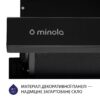 Витяжка телескопічна Minola HTLS 6634 BLF 1000 LED GLASS