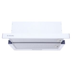  9 - Витяжка телескопічна Minola HTL 6814 WH 1200 LED