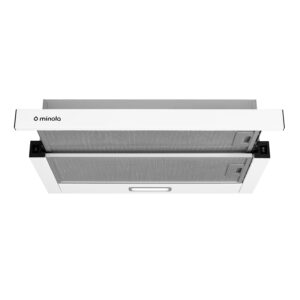  8 - Витяжка телескопічна Minola HTL 614 WH LED