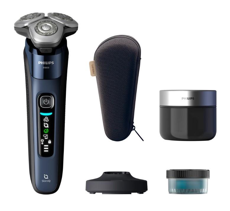  1 - Бритва електрична Philips Series i9000 Prestige SkinIQ синій X9003/30