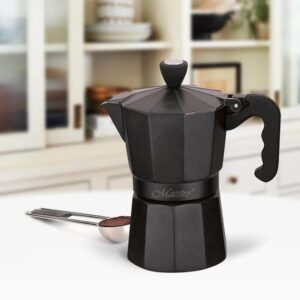  1 - Кавоварка гейзерна Maestro MR-1666-9 Black